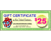 Cupon de Regalo $25.00 Cupon de Regalo $25.00